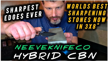 Best Sharpening Stones EVER! HYBRID CBN 3×8" & 1×6" + NEW CONDITIONING STONES