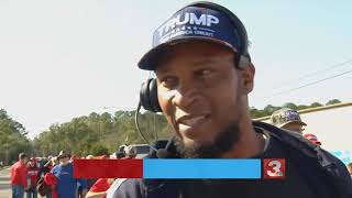 TEAM COVERAGE: Thousands line up early to attend Trump campaign rally in Rome