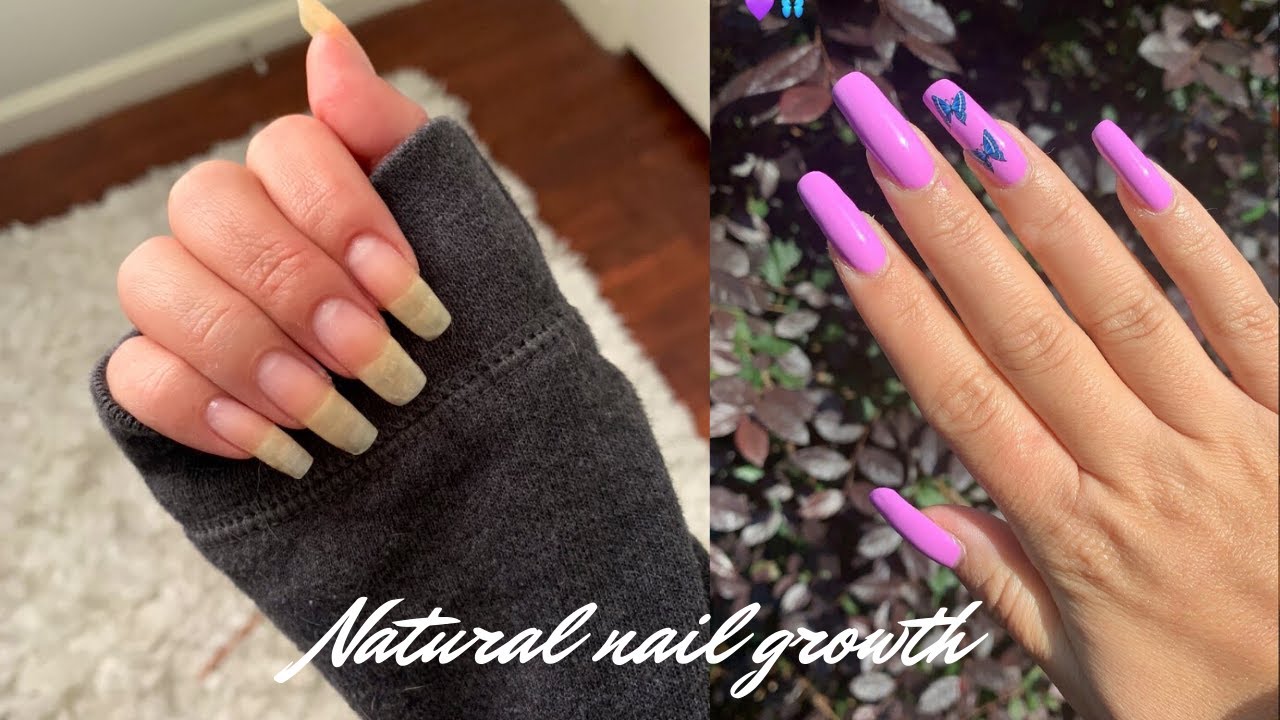 *UPDATED* Natural Nail Growth Process - YouTube