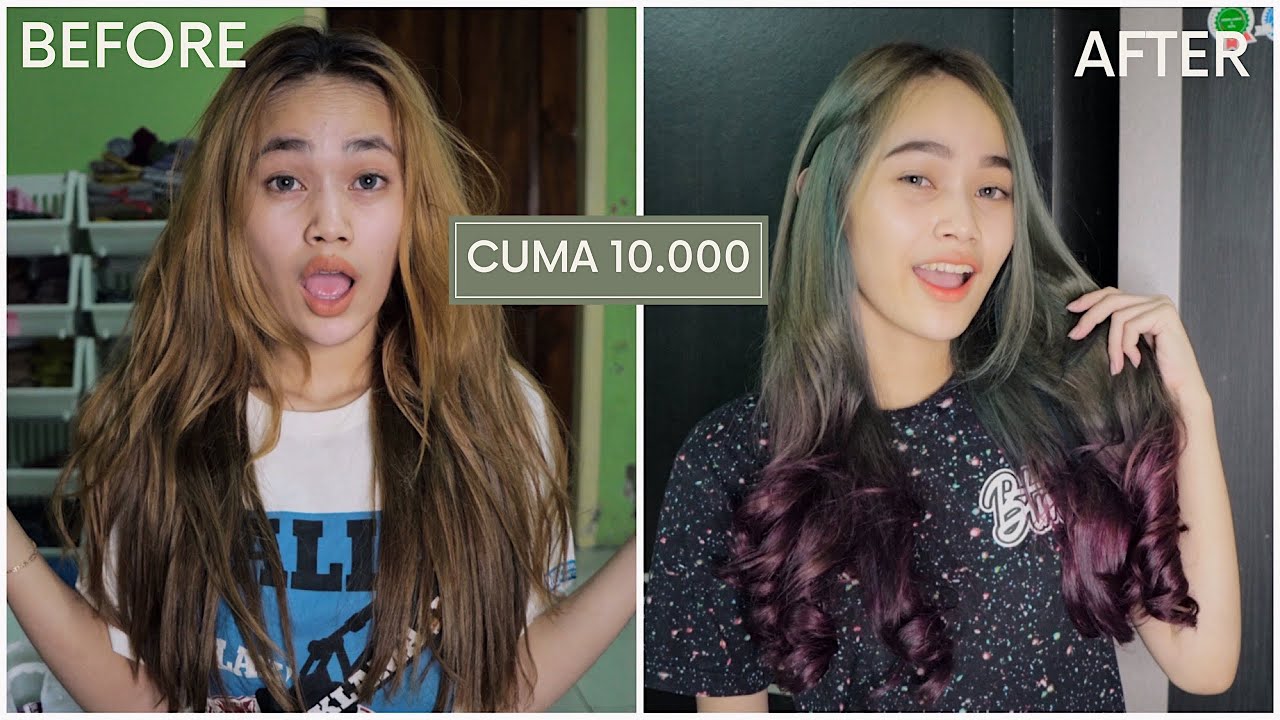 CAT RAMBUT  WARNA  ASH  BLUE ASH  GREEN DUSTY  ANTI GAGAL 