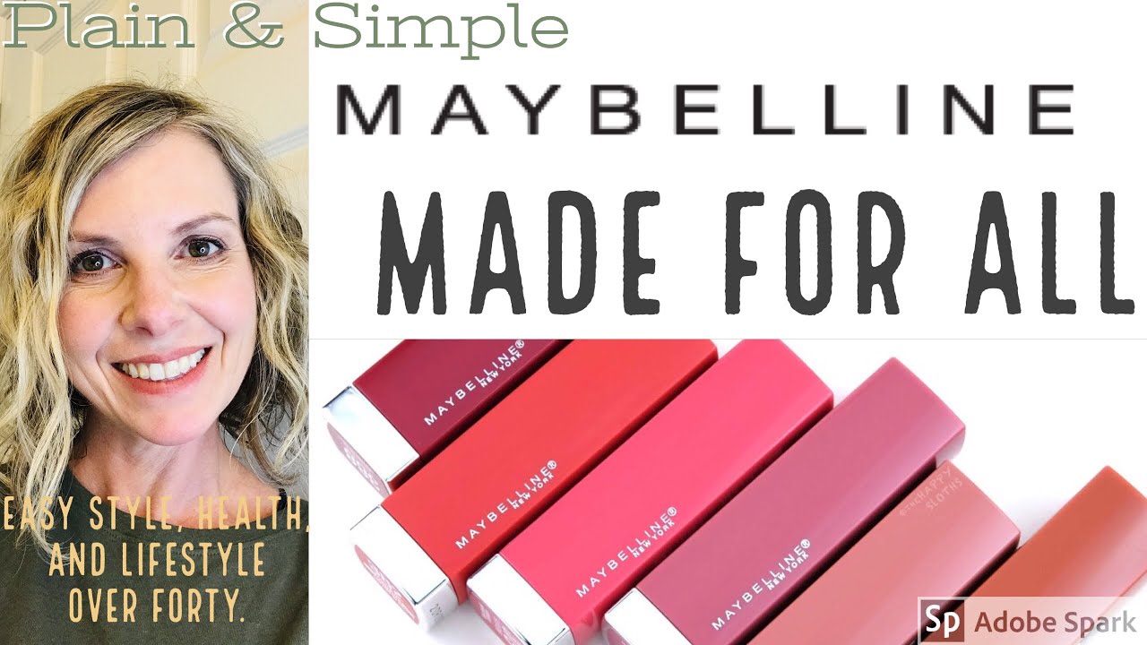 MAYBELLINE MADE FOR ALL 7 SHADES LIPSTICK TRY ON YouTube