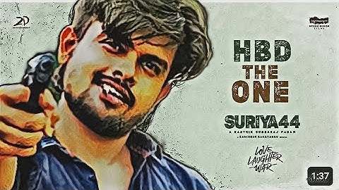 Suriya 44 | Birthday Promo | Suriya | Karthik Subbaraj | Pooja Hegde | Santhosh Narayanan
