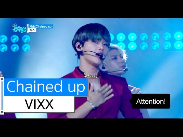 [HOT] VIXX - Chained up, 빅스 - 사슬, Show Music core 20151121