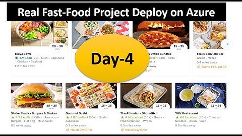 Online Fast food Delievery Project in ASP.NET CORE | Day-4