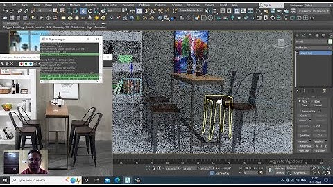 3DsMax Tutorials,Tutorial on 3D Modeling & Texturing a Stylish Furniture from Scratch in 3dsmax (P6)