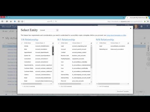Creating Word templates in Microsoft Dynamics CRM 2016