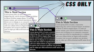 Change Theme Color | HTML and CSS Only