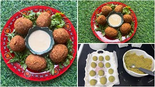 FALAFEL RECIPE || Authentic and easy middle eastern appetizer || @Themamacookingulf #falafel