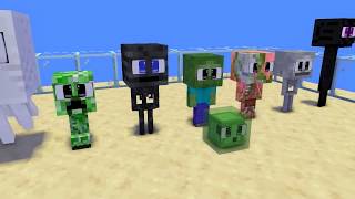 : Monster School : All Baby Challenge - Minecraft Animation