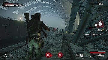 Zombie Army 4 - 1-3: Head Down Platform 3 and Through Underpass: Electric Attachment (2020)