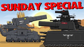 King Dorzilla's Mad Tank Battle - Cartoons about tanks