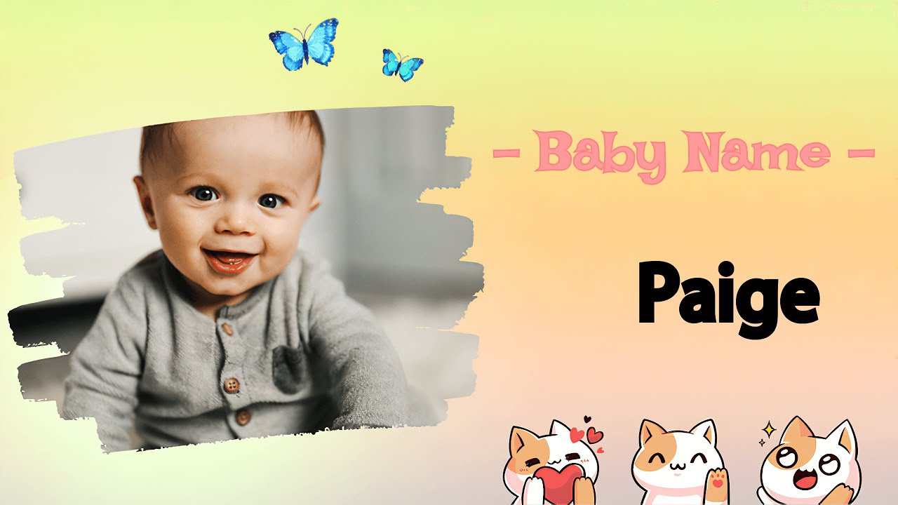 PAIGE | Paige name meaning | Girl Name Meaning | Page, servant, little boy (2023)