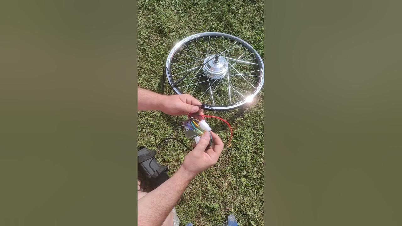 Распаковка набора для перевода велосипеда в электровелосипед - YouTube