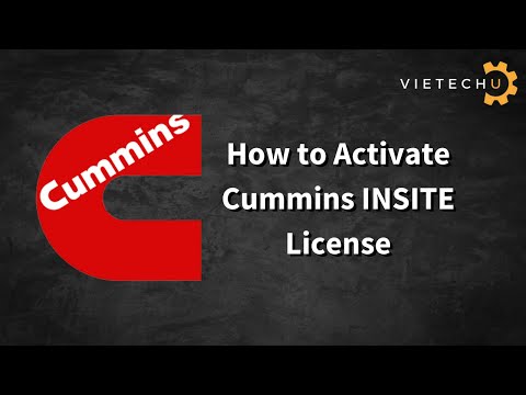 How to Activate Cummins INSITE License