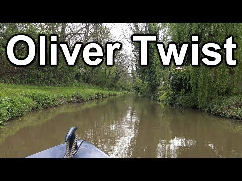 173. Taking the narrowboat up the Ashby canal to a marina mooring