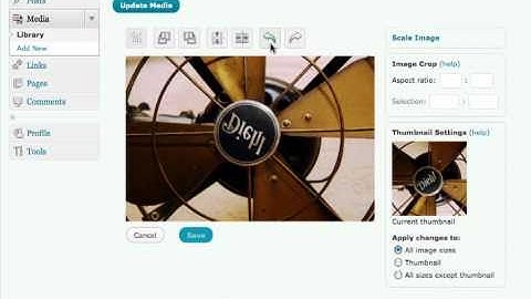 Using the Image Editor to rotate or flip