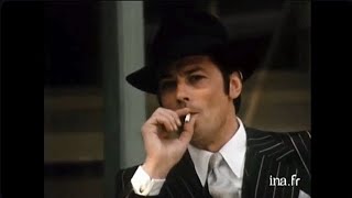 Jacques Deray Et Alain Delon , Catherine Rouvel Pour Borsalino Co À Marseille 1974