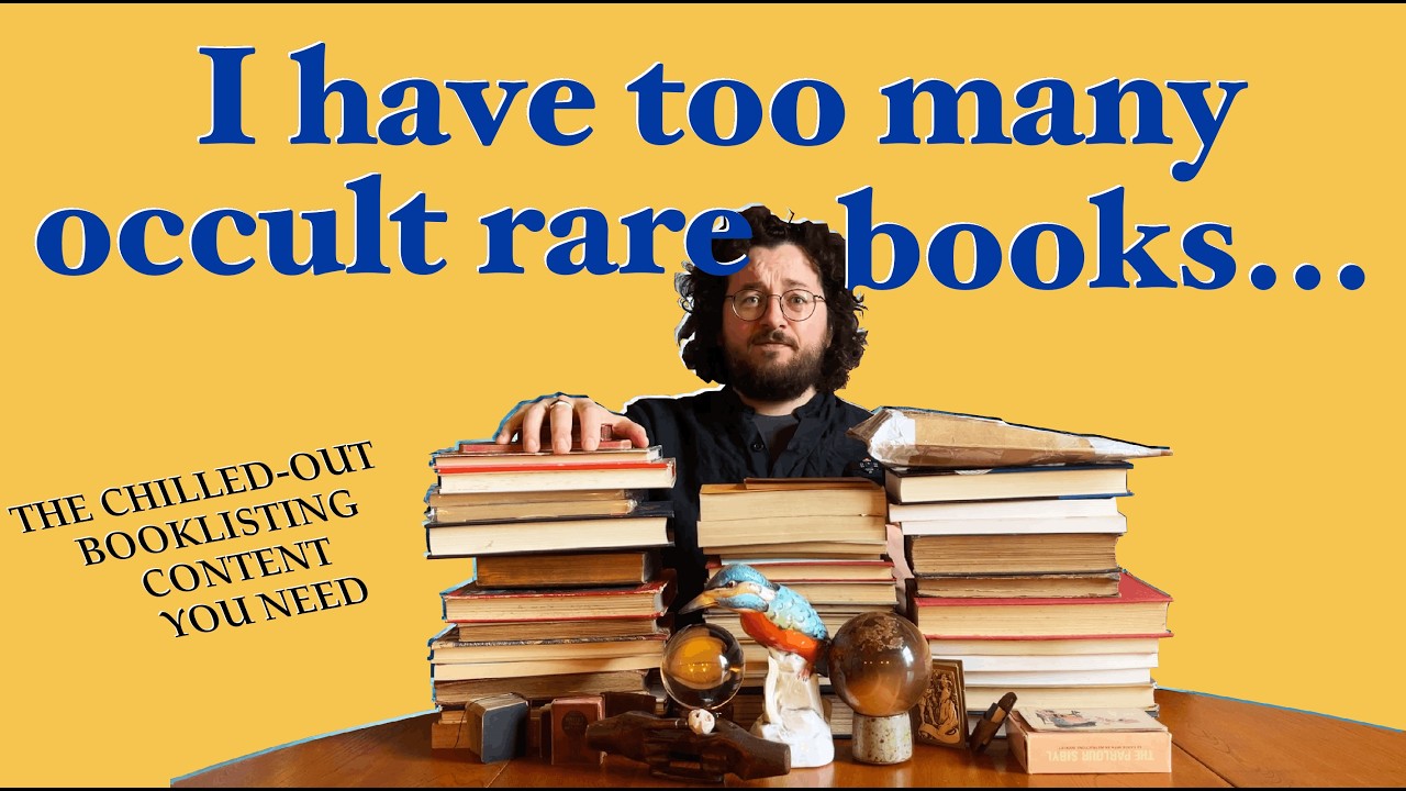 I have too many occult rare books... - YouTube