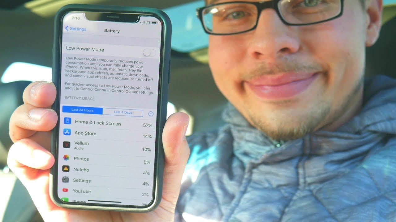 iPhone X All Day Battery Test [VLOG#20] - YouTube