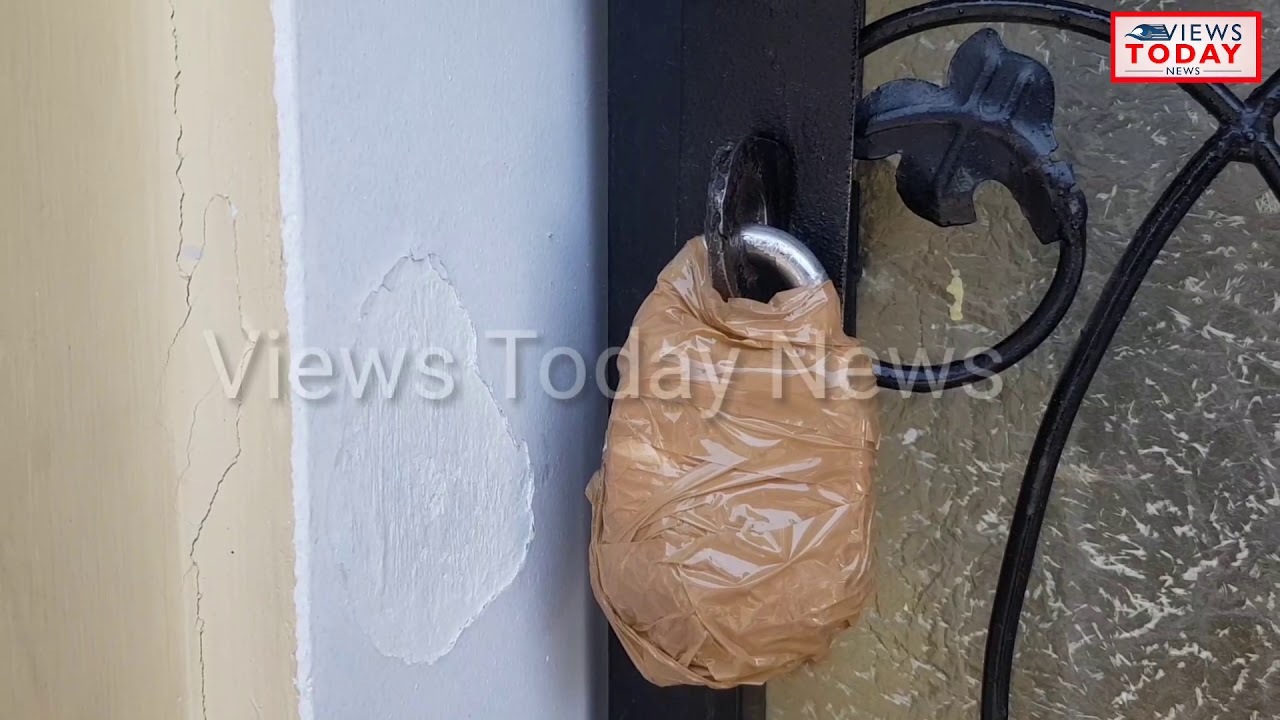 Police sealed Beauty Salon at Gandhi Nagar alledging for violation of lockdown guidelines.