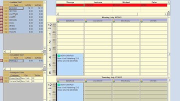 The Daily Dispatch Calendar - ERP Version for employee scheduling