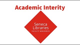 Faculty Miniseries: Academic Integrity