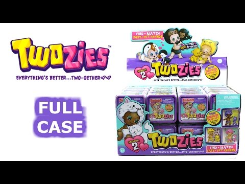 Twozies Season 2 Full Case Unboxing Blind Bags Shadow Box Opening Entire Case