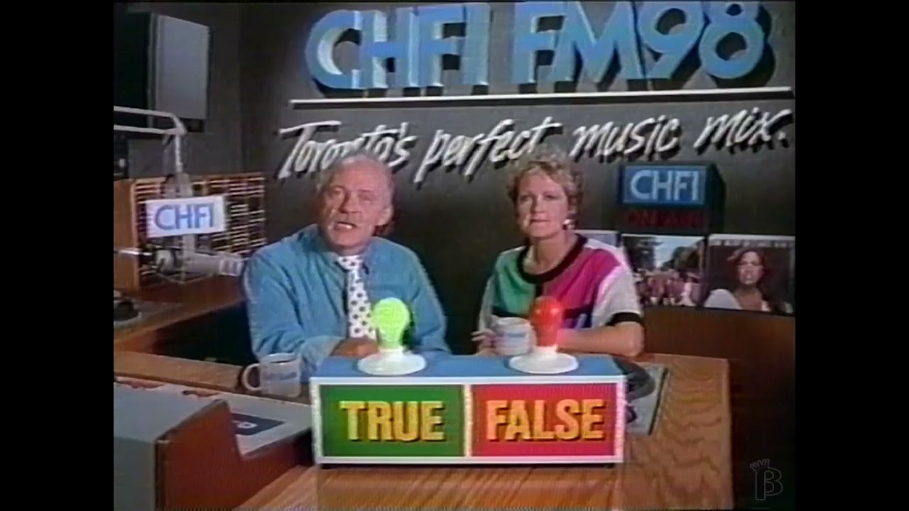 CHFI FM98 Toronto Radio "True or False" Commercial 1991