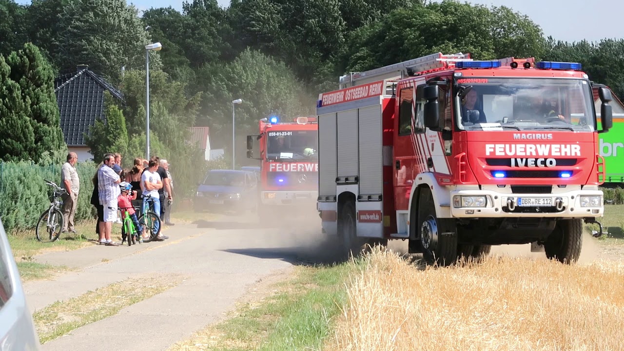 Körchow - Feldbrand in Bildern - YouTube