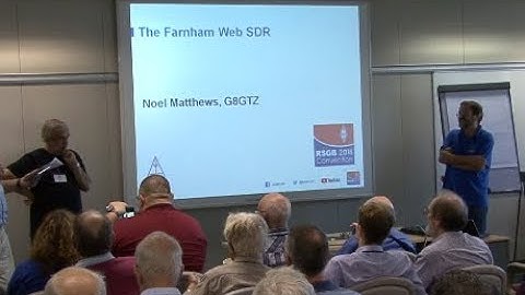 RSGB 2018 Convention lecture - The Farnham WebSDR:  DC to Microwaves on your smartphone