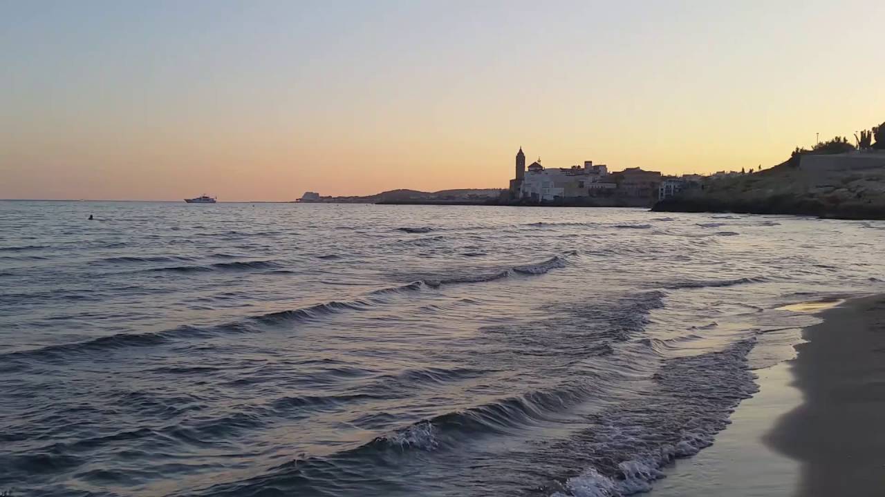 Sitges Bay from Balmins Beach