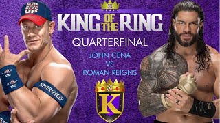 KOTR Quarterfinal: John Cena VS Roman Reigns (WWE 2K22 Gameplay Match Simulation)