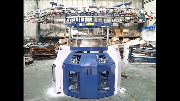 Hanma brand circular knitting machine customer show