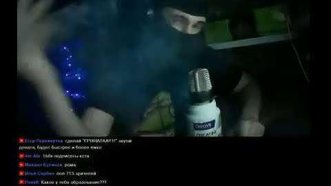 Russian guy blows grenade in LIVE STREAM