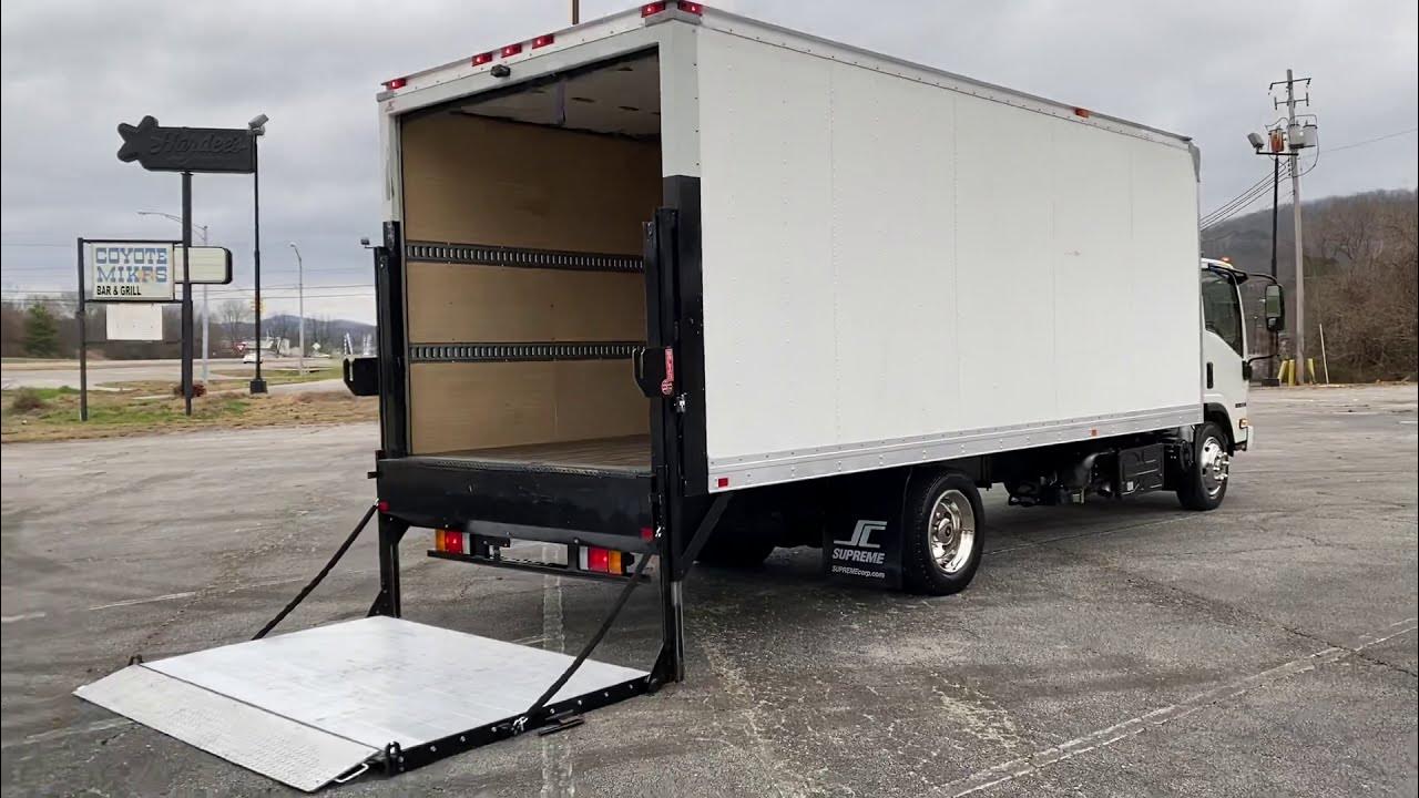 2013 ISUZU NRR BOX TRUCK CUBE DELIVERY TRUCK LIFTGATE 18K MILES FOR