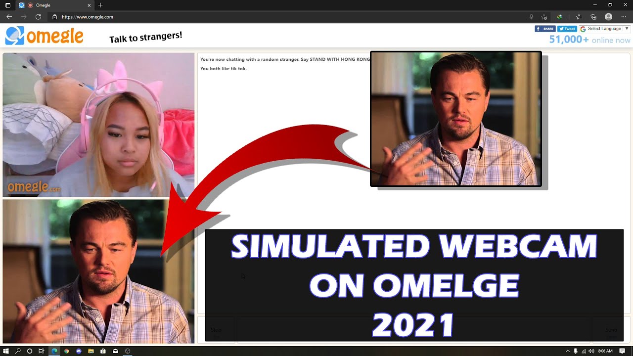 How To Use Simulated Webcam On Omegle 2021 | Virtual Webcam On Omegle Free