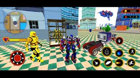 Optimus: Mega Robot Truck Transform War Game * Android Gameplay