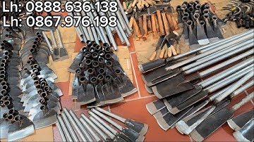 🔥♨️. DẦM BỨNG CÂY 🌱 CUỐC THUỔNG ĐA NĂNG  - rèn thép nhíp Hàn cán theo yêu cầu 