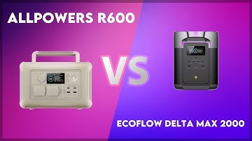 Allpowers R600 vs EcoFlow Delta Max 2000 Technical Comparison