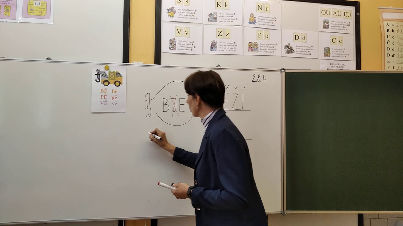 Jak psát slabiky BĚ, PĚ, VĚ