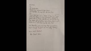 Write an application help from the poor fund ||Application writing ||Best Handwriting #apllication