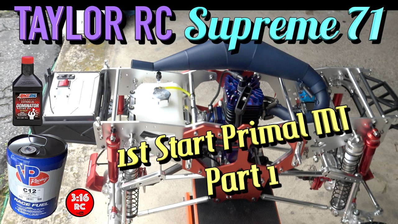 Taylor RC Supreme 71 Engine - Primal MT 1st Start - Part 1 - YouTube