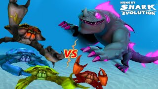 Behemoth vs Giant Crab 🦀 Boss In Hungry Shark Evolution - hungry shark