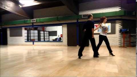 Continuous Lock Steps - Cha Cha Practice - Josip & Dora