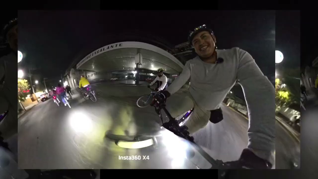 #rodandoando de #noche en #bicicleta #bici con  #amigos de #chimalhuacan a #chicoloapan 