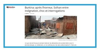 Massacre de civils à Solhan: 