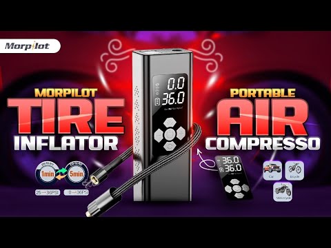 Morpilot Tire Inflator Portable Air Compressor Review 🔥