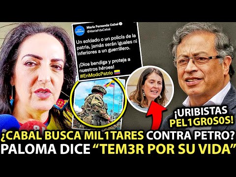 URGENTE! CABAL INSINÚA QUE MIL1TARES SE VAYAN CONTRA PETRO. PALOMA “T3ME POR SU VIDA GRACIAS A GUS”