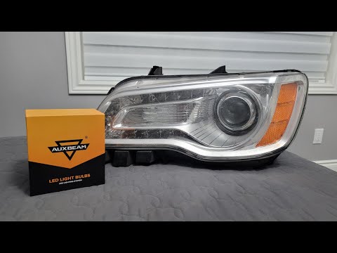 Headlight bulb change from old school to led technology CHRYSLER 300 2013