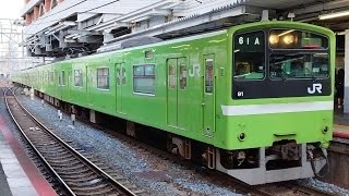 ［快速411K］201系ND607編成　411K快速JR難波行き　天王寺駅到着